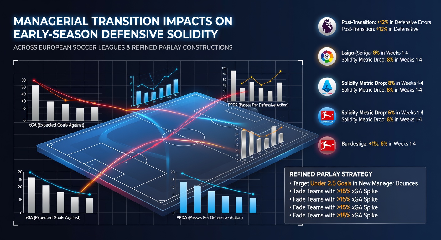 Managerial transitions affecting defensive structures in European soccer