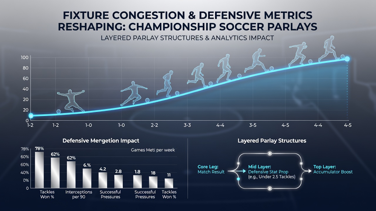 Data visualization of defensive metric shifts during fixture congestion in Championship matches