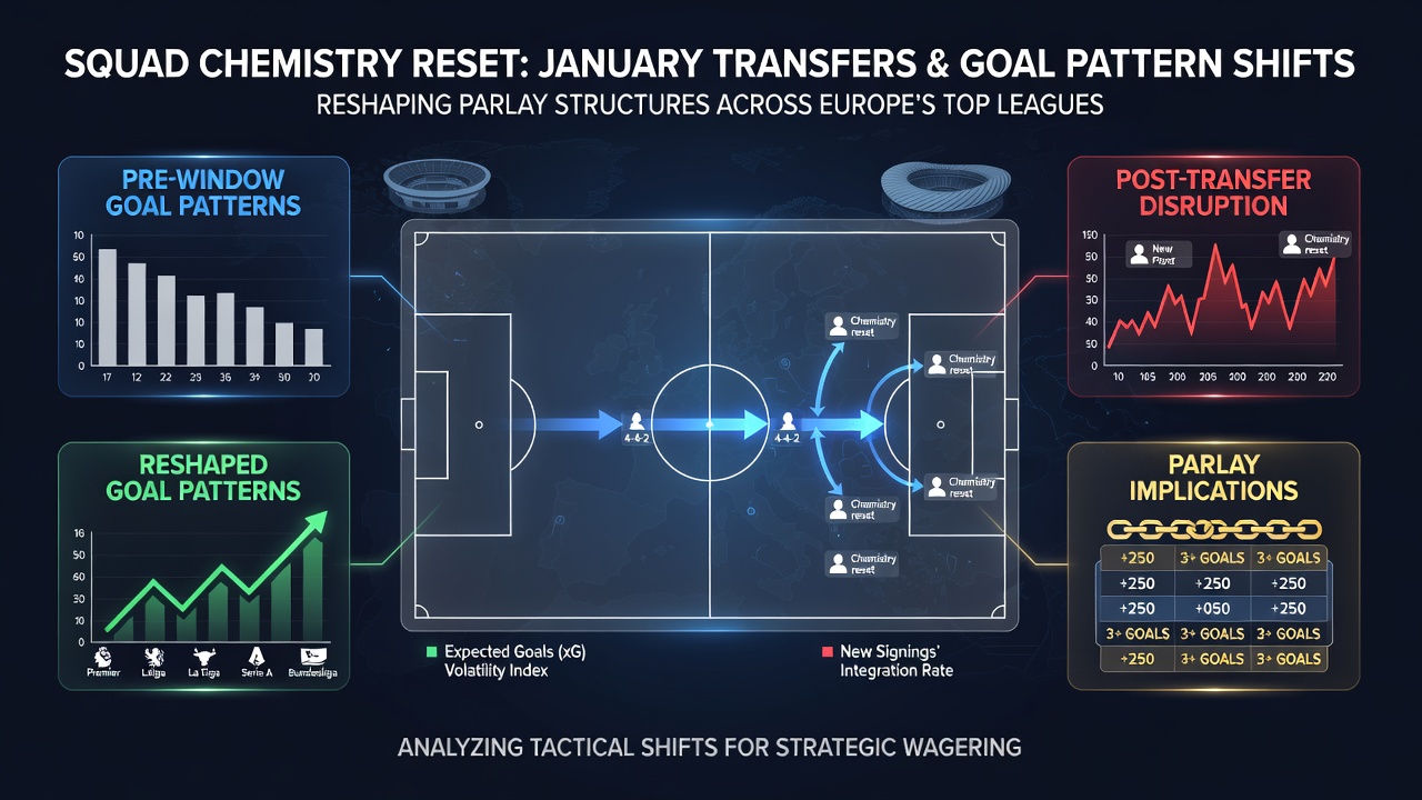 Players integrating into new squads during the January transfer window in a European football match