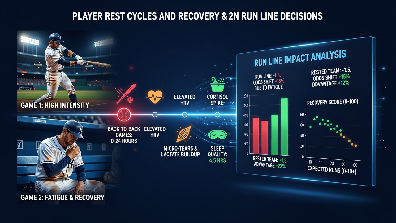 Baseball players monitoring recovery metrics between consecutive games