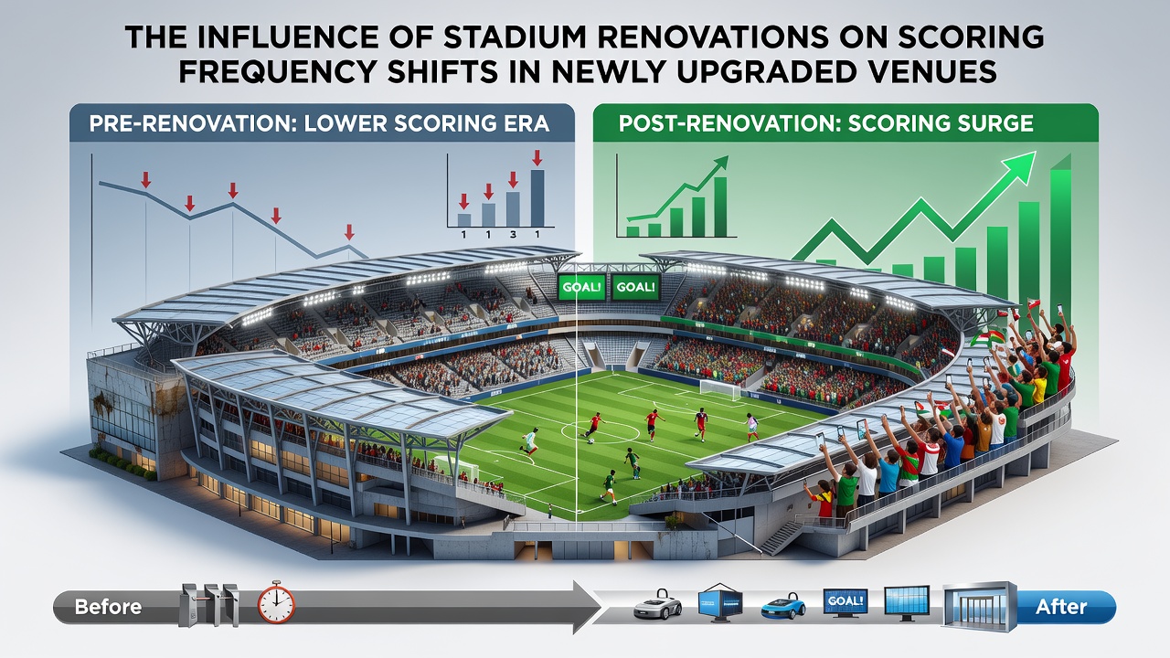 Interior view of upgraded stadium with modern pitch and lighting